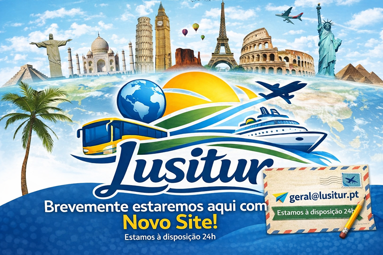 Lusitur — Brevemente estaremos aqui com Novo Site